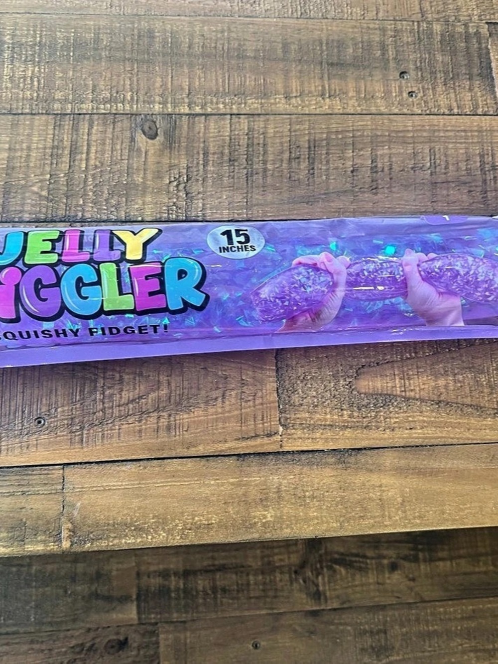 Crazy Fun Jelly Wiggler 15-Inch Purple Fidget Toy NWT